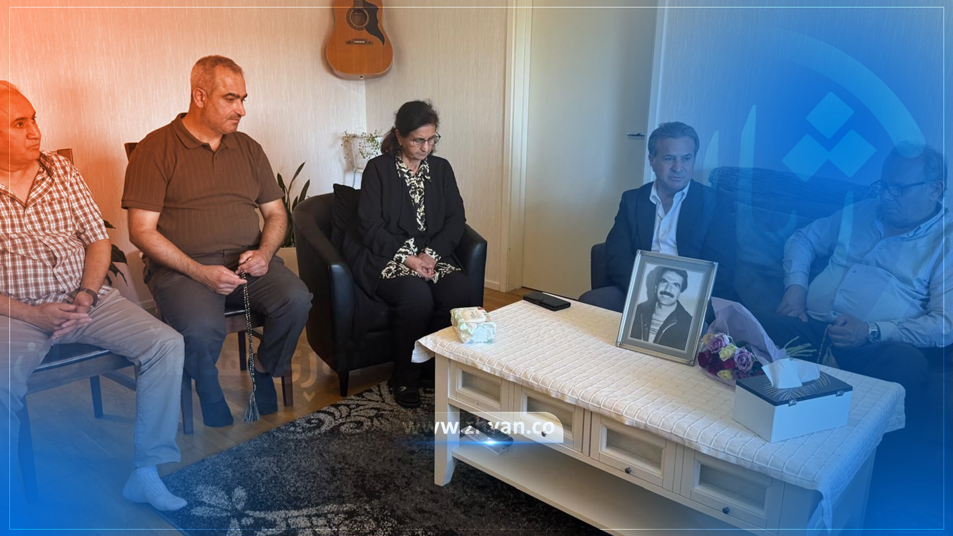 لە ساڵڕۆژی شەهید بوونیدا وەفدێکی یەکێتی سەردانی ماڵی شەهیدی سەرکردە کاک ئازاد هەورامی دەکات